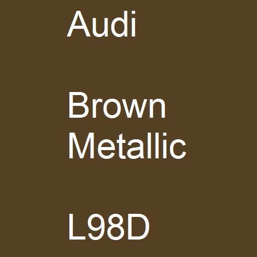 Audi, Brown Metallic, L98D.